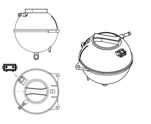NRF 454039 Expansion Tank, coolant - 5