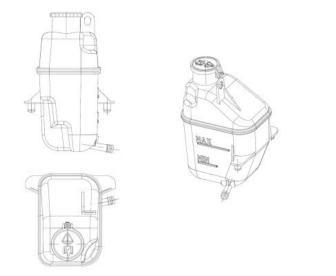 NRF 454040 Expansion Tank, coolant - 5