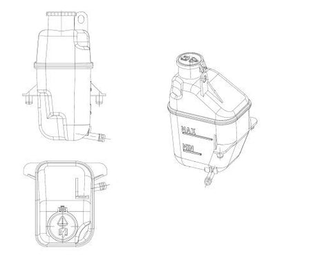 NRF 454040 Expansion Tank, coolant - 5