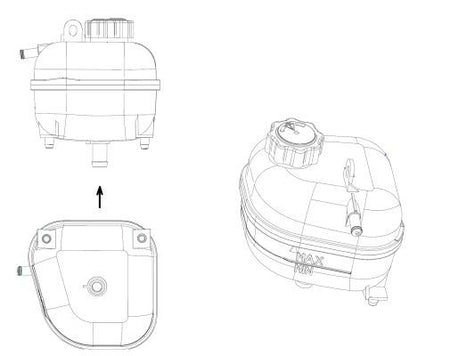 NRF 454041 Expansion Tank, coolant - 5