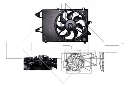NRF 47005A Fan, engine cooling - 1