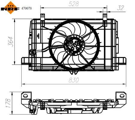 NRF 470078A Fan, engine cooling - 6