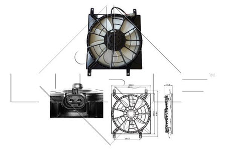 NRF 47257A Fan, engine cooling - 1