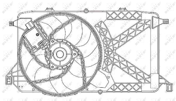 NRF 47264A Fan, engine cooling - 5