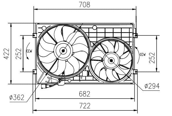 NRF 47394A Fan, engine cooling - 5