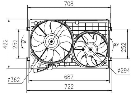 NRF 47394A Fan, engine cooling - 5