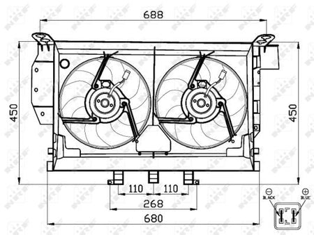 NRF 47503A Fan, engine cooling - 3