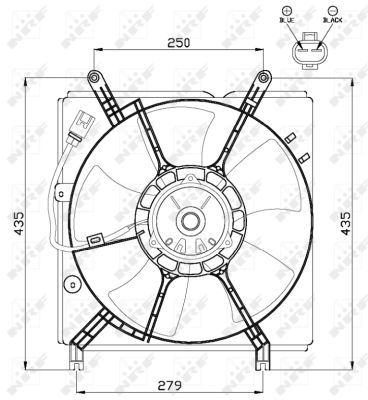 NRF 47534A Fan, engine cooling - 3