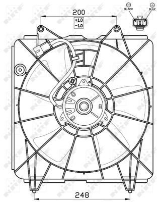 NRF 47545A Fan, engine cooling - 3
