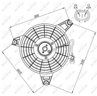 NRF 47548A Fan, engine cooling - 2