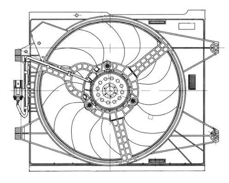 NRF 47655A Fan, engine cooling - 2
