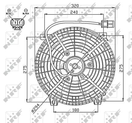 NRF 47752A Fan, engine cooling - 5