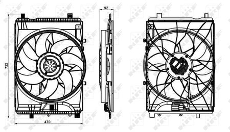 NRF 47849A Fan, engine cooling - 3