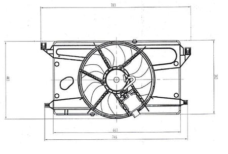 NRF 47879A Fan, engine cooling - 5
