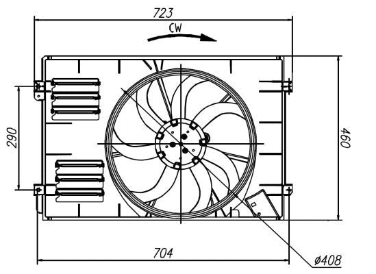 NRF 47925A Fan, engine cooling - 6