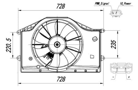 NRF 47939A Fan, engine cooling - 5