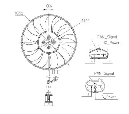 NRF 47969A Fan, engine cooling - 5