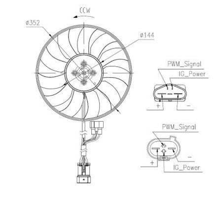 NRF 47969A Fan, engine cooling - 5