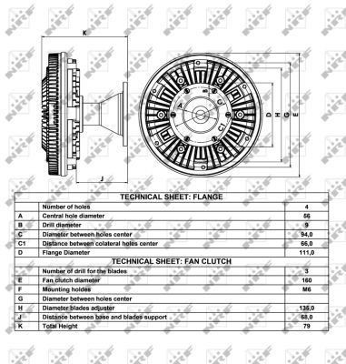 NRF 49063A Clutch, radiator fan - 5