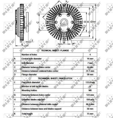 NRF 49524 Clutch, radiator fan - 5