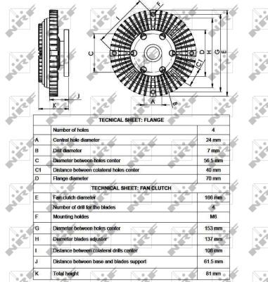 NRF 49525 Clutch, radiator fan - 5