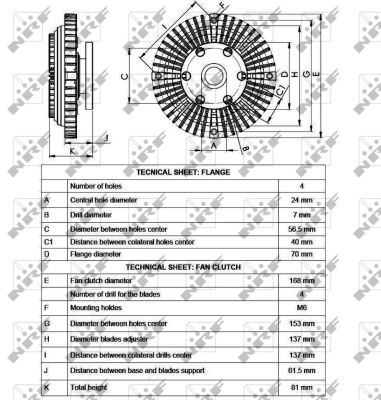 NRF 49526A Clutch, radiator fan - 5