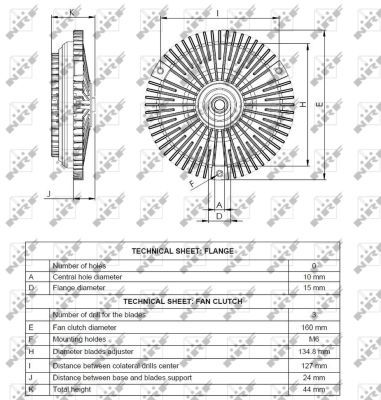 NRF 49529A Clutch, radiator fan - 5