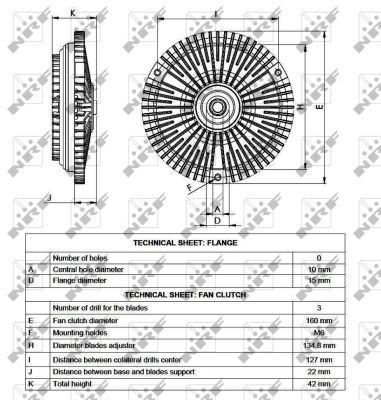 NRF 49564A Clutch, radiator fan - 5