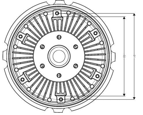 NRF 49712 Clutch, radiator fan - 5