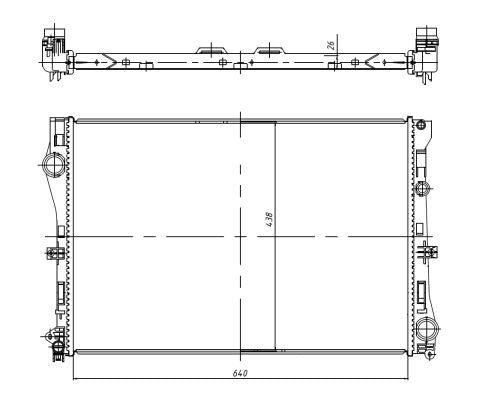NRF 50040A Radiator, engine cooling - 5