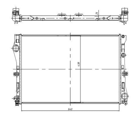 NRF 50040A Radiator, engine cooling - 5