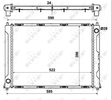 NRF 50121 Radiator, engine cooling - 5
