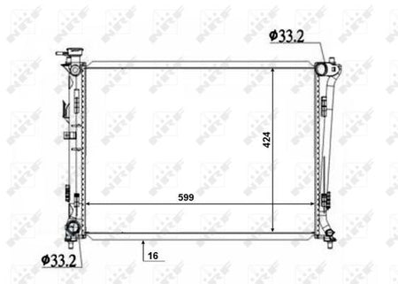 NRF 50136 Radiator, engine cooling - 5