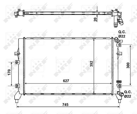 NRF 50148 Radiator, engine cooling - 4
