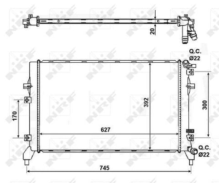 NRF 50148 Radiator, engine cooling - 4