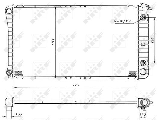 NRF 50206B Radiator, engine cooling - 5