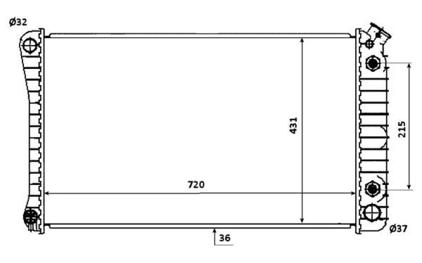 NRF 50247A Radiator, engine cooling - 5