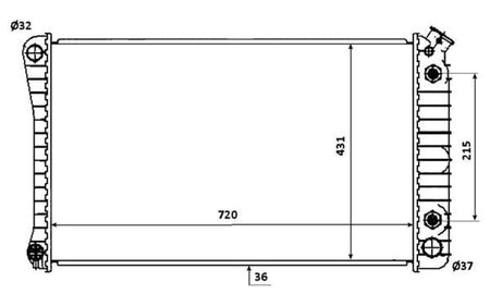 NRF 50247A Radiator, engine cooling - 5