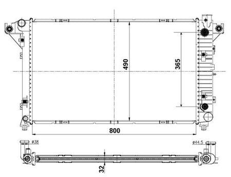 NRF 50248A Radiator, engine cooling - 1