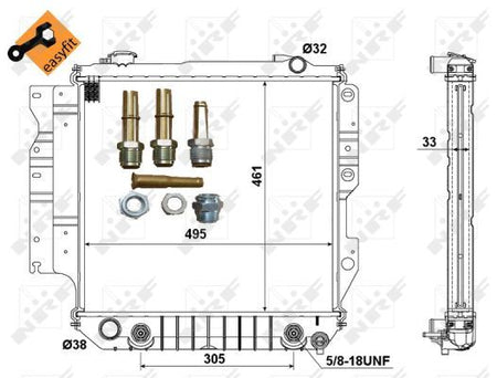 NRF 50315 Radiator, engine cooling - 6