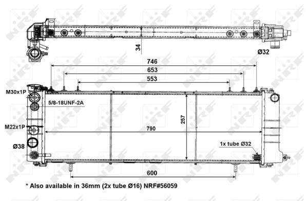 NRF 50321 Radiator, engine cooling - 5