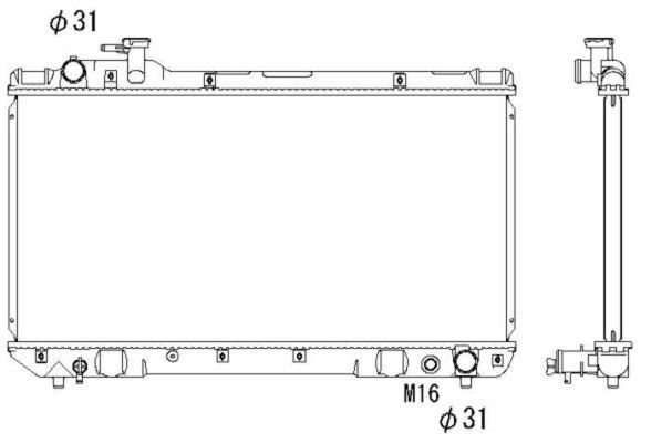 NRF 503988 Radiator, engine cooling - 4