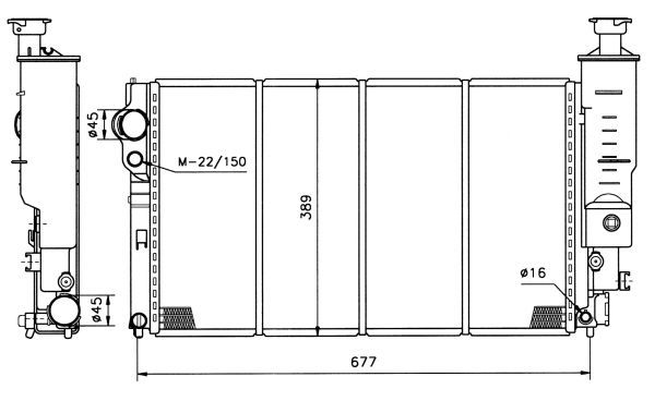 NRF 50400 Radiator, engine cooling - 5