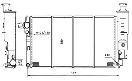 NRF 50400 Radiator, engine cooling - 5