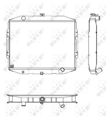 NRF 504125 Radiator, engine cooling - 5