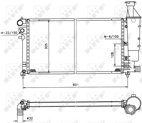 NRF 50421A Radiator, engine cooling - 5