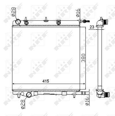 NRF 50430A Radiator, engine cooling - 5
