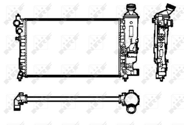 NRF 50434A Radiator, engine cooling - 1