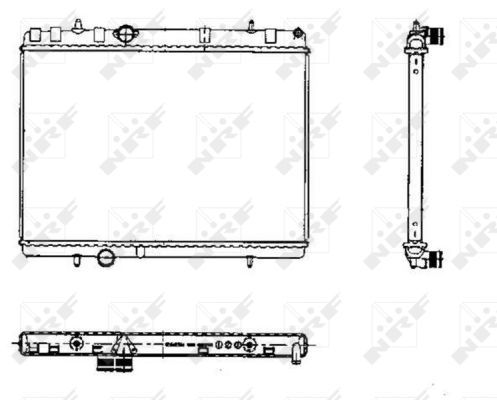 NRF 50435A Radiator, engine cooling - 6