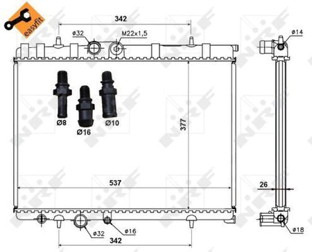 NRF 50440A Radiator, engine cooling - 5
